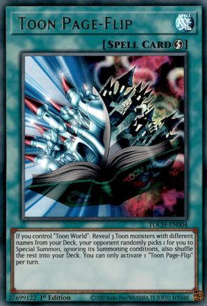 Toon Page-Flip [TOCH-EN004] Ultra Rare - Yu-Gi-Oh! - Card Brawlers | Quebec | Canada |