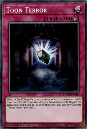 Toon Terror [TOCH-EN005] Super Rare - Yu-Gi-Oh! - Card Brawlers | Quebec | Canada |