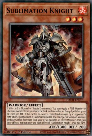 Sublimation Knight [TOCH-EN013] Super Rare - Yu-Gi-Oh! - Card Brawlers | Quebec | Canada |