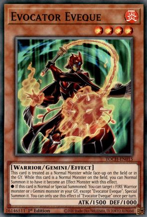 Evocator Eveque [TOCH-EN015] Super Rare - Yu-Gi-Oh! - Card Brawlers | Quebec | Canada |