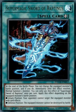 Supermagic Sword of Raptinus [TOCH-EN017] Ultra Rare - Yu-Gi-Oh! - Card Brawlers | Quebec | Canada |
