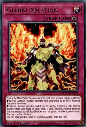 Gemini Ablation [TOCH-EN019] Rare - Yu-Gi-Oh! - Card Brawlers | Quebec | Canada |