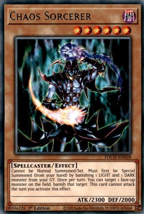 Chaos Sorcerer [TOCH-EN028] Rare - Yu-Gi-Oh! - Card Brawlers | Quebec | Canada |