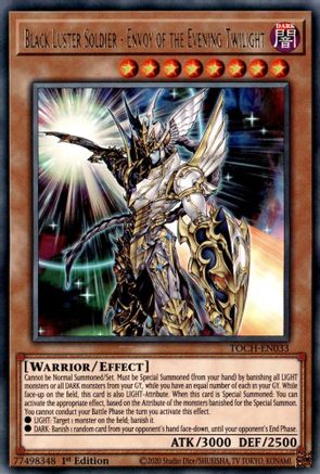 Black Luster Soldier - Envoy of the Evening Twilight [TOCH-EN033] Rare - Yu-Gi-Oh! - Card Brawlers | Quebec | Canada |