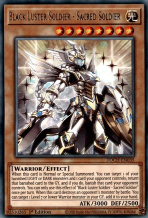 Black Luster Soldier - Sacred Soldier [TOCH-EN035] Rare - Yu-Gi-Oh! - Card Brawlers | Quebec | Canada |