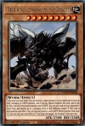 True King Lithosagym, the Disaster [TOCH-EN038] Rare - Yu-Gi-Oh! - Card Brawlers | Quebec | Canada |