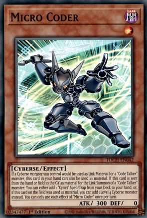 Micro Coder [TOCH-EN042] Super Rare - Yu-Gi-Oh! - Card Brawlers | Quebec | Canada |