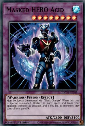 Masked Hero Acid [TOCH-EN045] Super Rare - Yu-Gi-Oh! - Card Brawlers | Quebec | Canada |