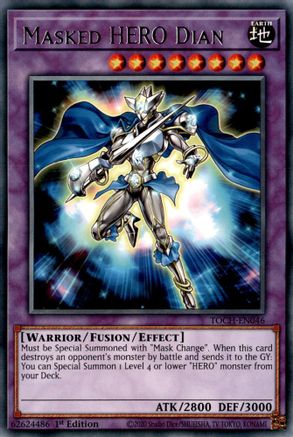 Masked Hero Dian [TOCH-EN046] Rare - Yu-Gi-Oh! - Card Brawlers | Quebec | Canada |
