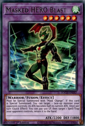 Masked Hero Blast [TOCH-EN047] Rare - Yu-Gi-Oh! - Card Brawlers | Quebec | Canada |