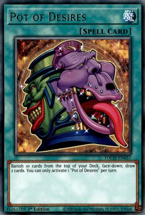 Pot of Desires [TOCH-EN057] Rare - Yu-Gi-Oh! - Card Brawlers | Quebec | Canada |