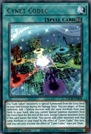 Cynet Codec [TOCH-EN058] Rare - Yu-Gi-Oh! - Card Brawlers | Quebec | Canada |