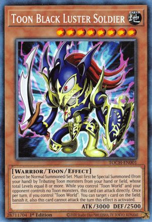 Toon Black Luster Soldier [TOCH-EN001] Collector's Rare - Yu-Gi-Oh! - Card Brawlers | Quebec | Canada |