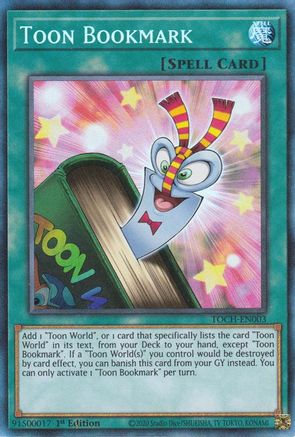 Toon Bookmark [TOCH-EN003] Collector's Rare - Yu-Gi-Oh! - Card Brawlers | Quebec | Canada |