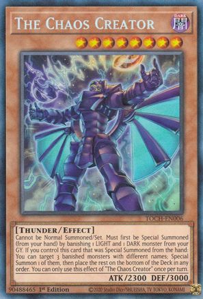 The Chaos Creator [TOCH-EN006] Collector's Rare - Yu-Gi-Oh! - Card Brawlers | Quebec | Canada |