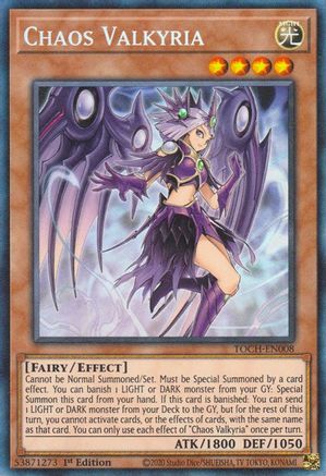 Chaos Valkyria [TOCH-EN008] Collector's Rare - Yu-Gi-Oh! - Card Brawlers | Quebec | Canada |