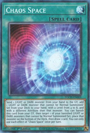 Chaos Space [TOCH-EN009] Collector's Rare - Yu-Gi-Oh! - Card Brawlers | Quebec | Canada |
