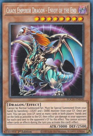 Chaos Emperor Dragon - Envoy of the End [TOCH-EN030] Collector's Rare