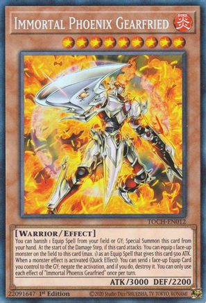 Immortal Phoenix Gearfried [TOCH-EN012] Collector's Rare