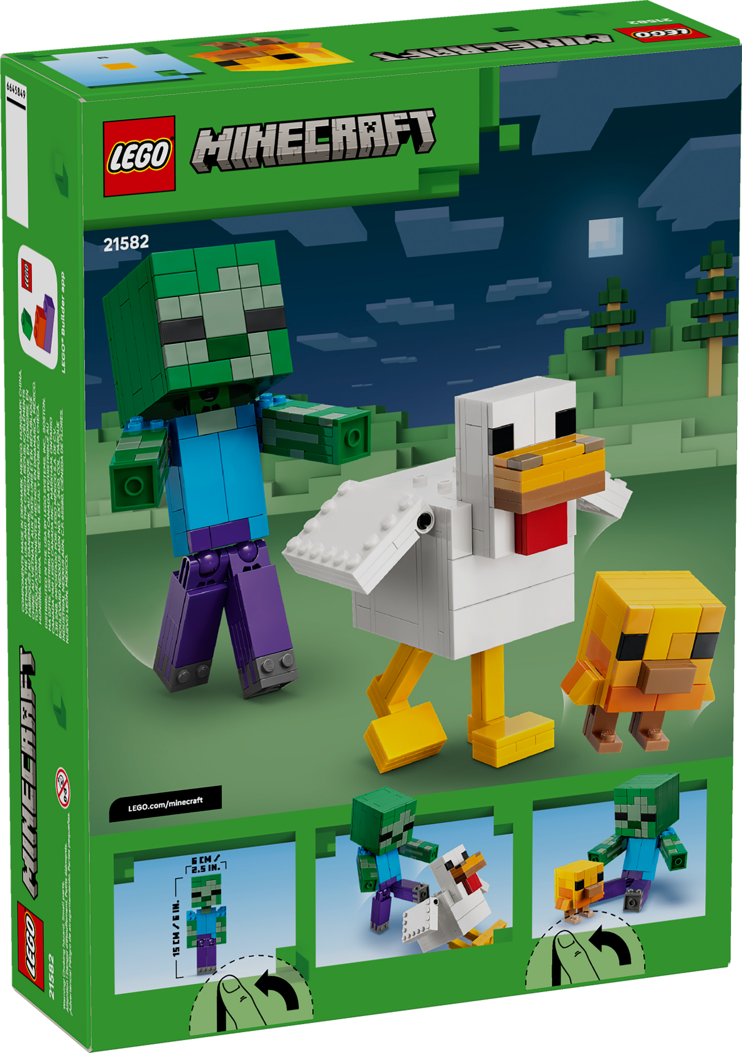 LEGO - Minecraft - Chicken Jockey - Building Kit - 21582