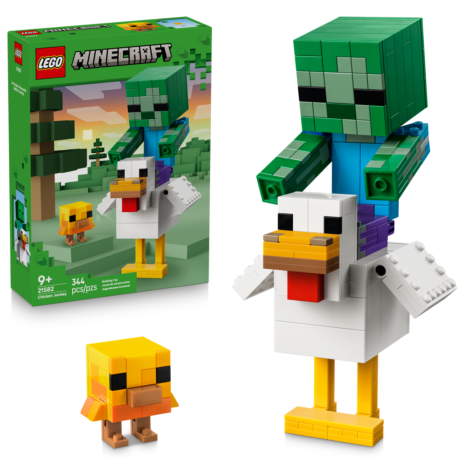 LEGO - Minecraft - Chicken Jockey - Building Kit - 21582