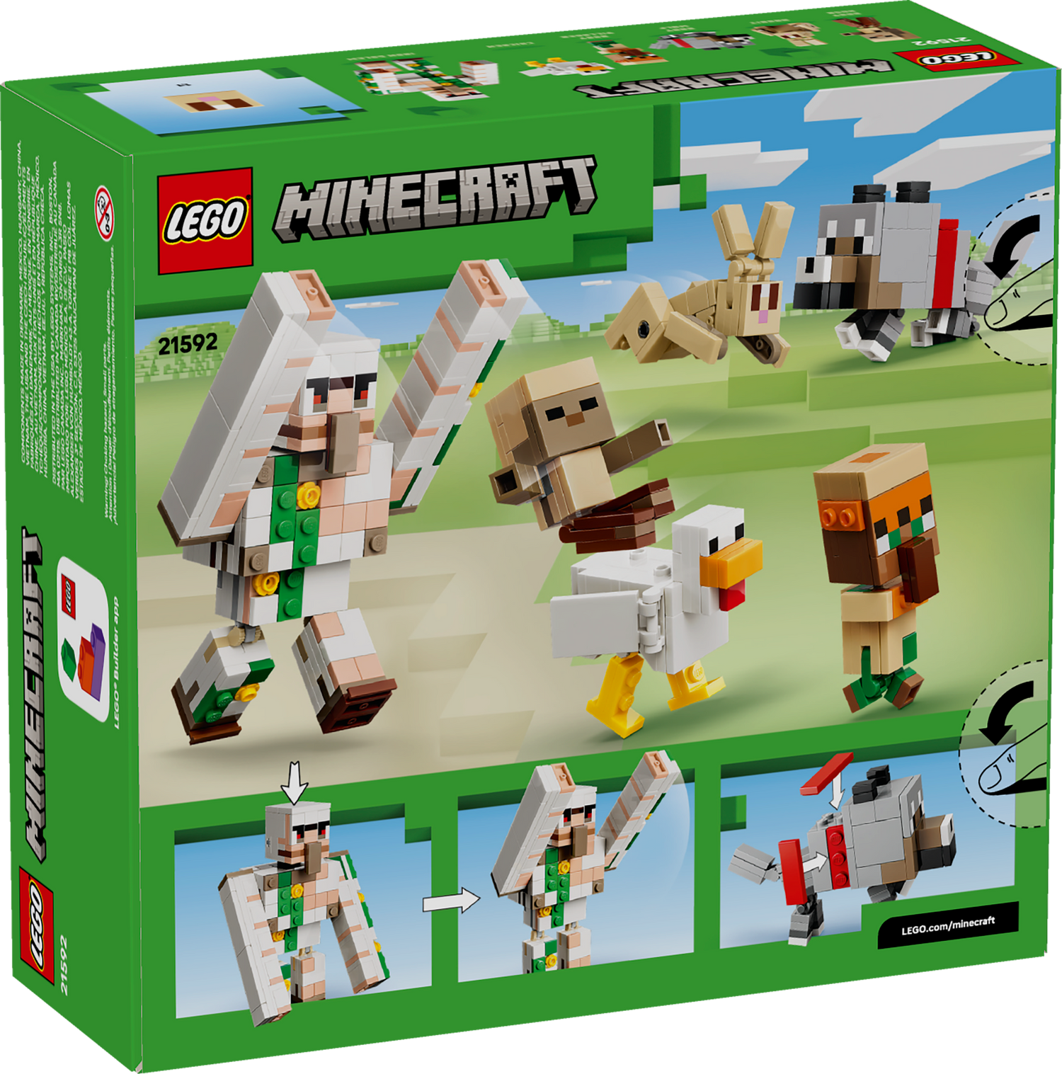 LEGO - Minecraft - Chicken Jockey Desert Attack -Building Kit - 21592