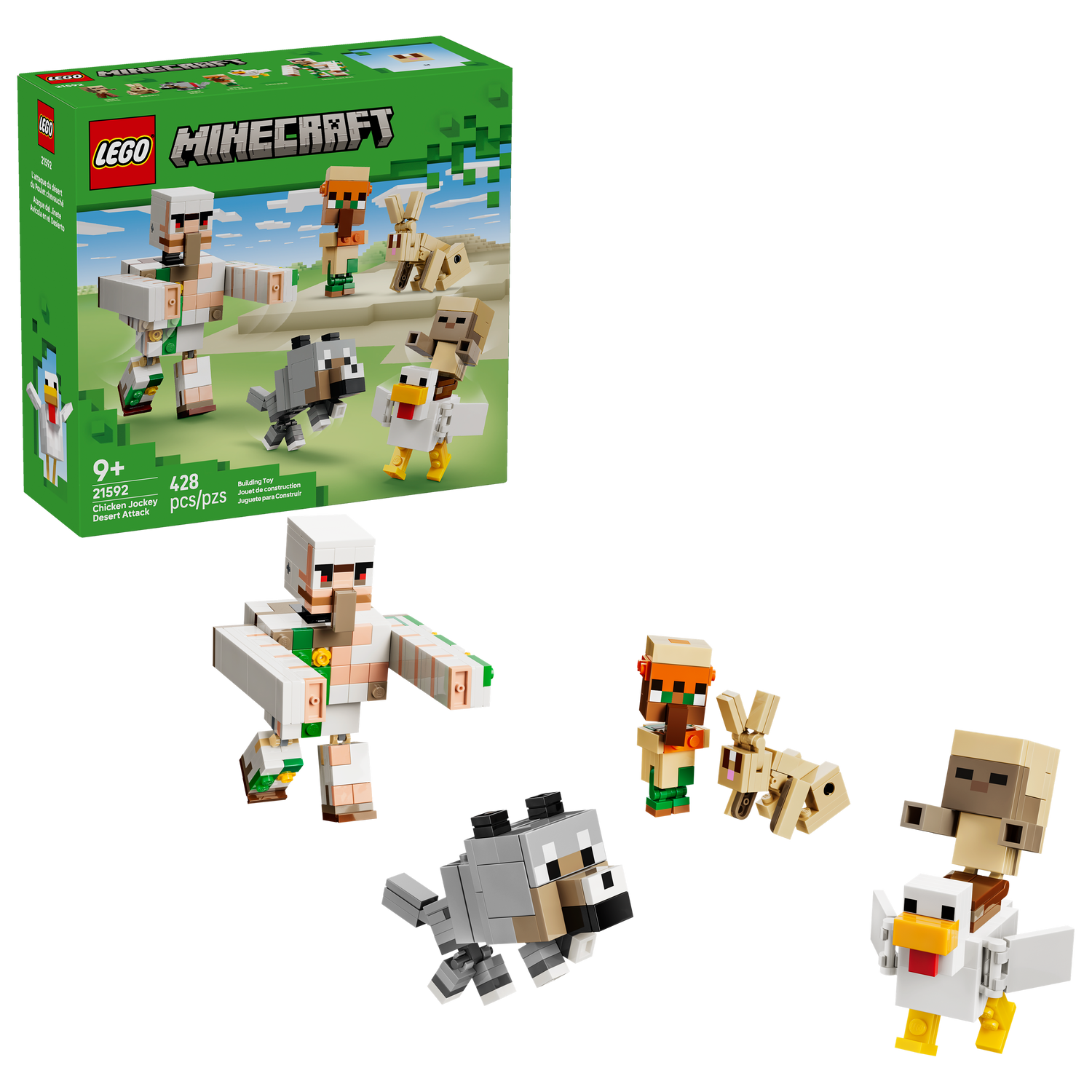 LEGO - Minecraft - Chicken Jockey Desert Attack -Building Kit - 21592