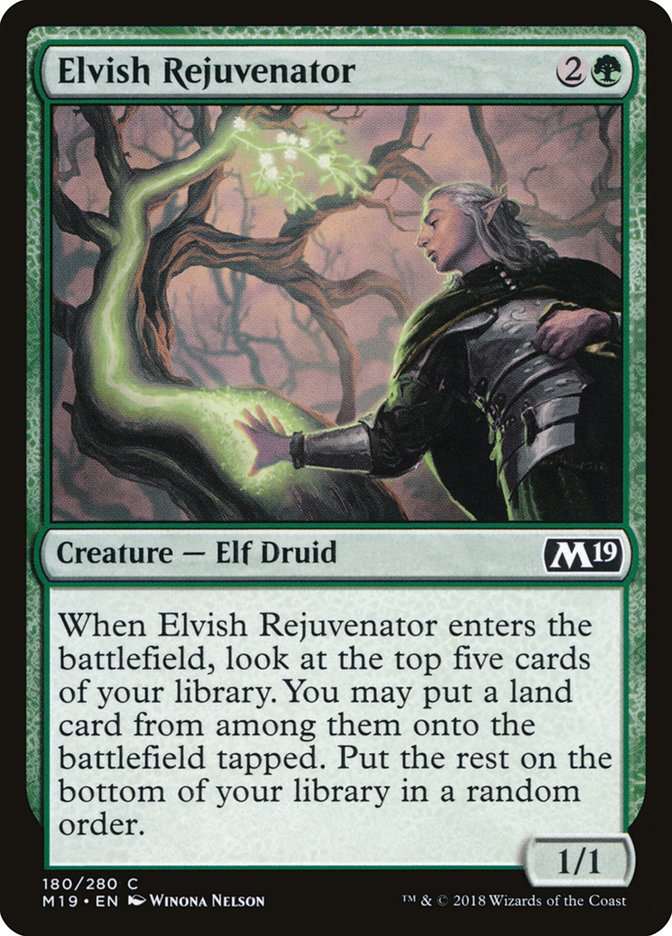 Elvish Rejuvenator [Core Set 2019] - Magic: The Gathering - Card Brawlers | Quebec | Canada |