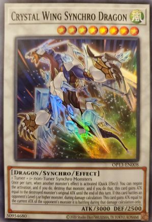 Crystal Wing Synchro Dragon [OP13-EN008] Super Rare - Yu-Gi-Oh! - Card Brawlers | Quebec | Canada |