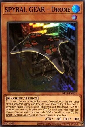 SPYRAL GEAR - Drone [OP13-EN011] Super Rare - Yu-Gi-Oh! - Card Brawlers | Quebec | Canada |