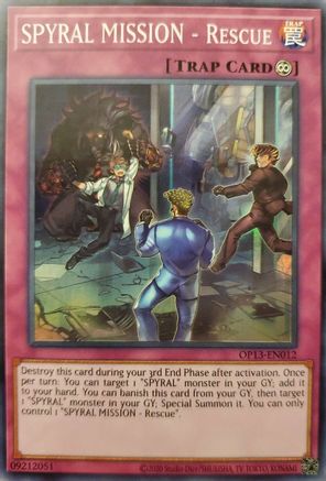 SPYRAL MISSION - Rescue [OP13-EN012] Super Rare - Yu-Gi-Oh! - Card Brawlers | Quebec | Canada |