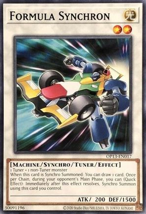 Formula Synchron [OP13-EN017] Common - Yu-Gi-Oh! - Card Brawlers | Quebec | Canada |