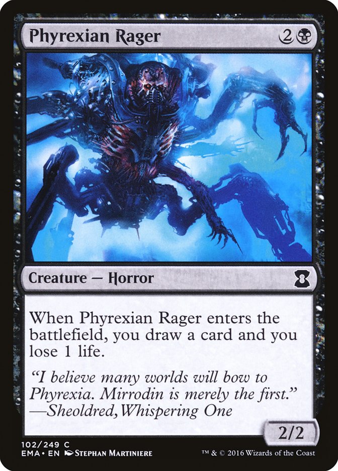 Phyrexian Rager [Eternal Masters] - Magic: The Gathering - Card Brawlers | Quebec | Canada |