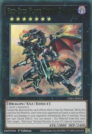 Red-Eyes Flare Metal Dragon (Green) [LDS1-EN015] Ultra Rare - Yu-Gi-Oh! - Card Brawlers | Quebec | Canada |