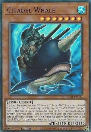 Citadel Whale (Purple) [LDS1-EN027] Ultra Rare - Yu-Gi-Oh! - Card Brawlers | Quebec | Canada |