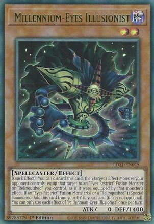 Millennium-Eyes Illusionist (Green) [LDS1-EN045] Ultra Rare - Yu-Gi-Oh! - Card Brawlers | Quebec | Canada |