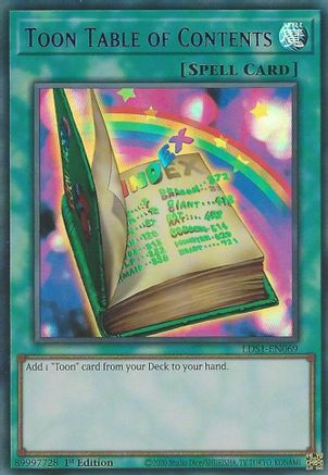 Toon Table of Contents (Purple) [LDS1-EN069] Ultra Rare - Yu-Gi-Oh! - Card Brawlers | Quebec | Canada |