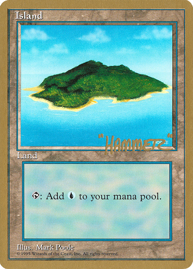 Island (shr367) (Shawn "Hammer" Regnier) [Pro Tour Collector Set] - Magic: The Gathering - Card Brawlers | Quebec | Canada |