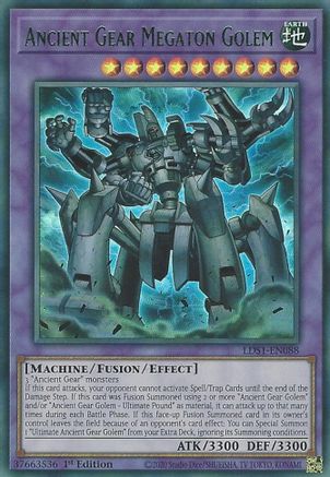 Ancient Gear Megaton Golem (Green) [LDS1-EN088] Ultra Rare - Yu-Gi-Oh! - Card Brawlers | Quebec | Canada |