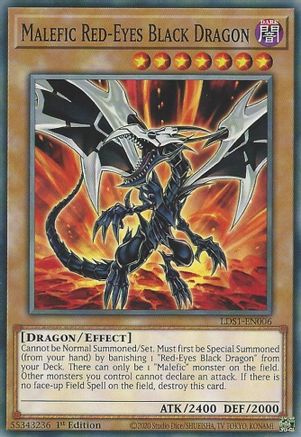 Malefic Red-Eyes Black Dragon [LDS1-EN006] Common - Yu-Gi-Oh! - Card Brawlers | Quebec | Canada |