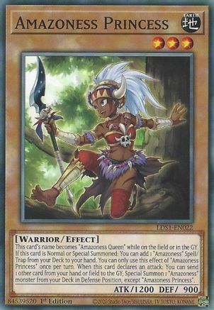 Amazoness Princess [LDS1-EN022] Common - Yu-Gi-Oh! - Card Brawlers | Quebec | Canada |