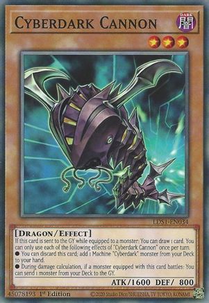 Cyberdark Cannon [LDS1-EN034] Common - Yu-Gi-Oh! - Card Brawlers | Quebec | Canada |