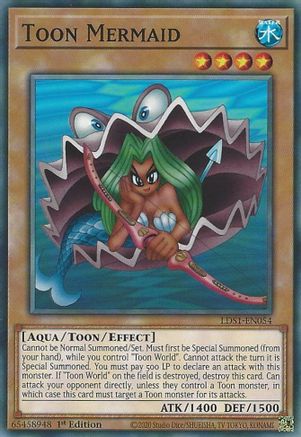 Toon Mermaid [LDS1-EN054] Common - Yu-Gi-Oh! - Card Brawlers | Quebec | Canada |