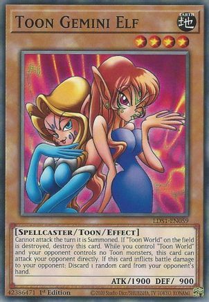 Toon Gemini Elf [LDS1-EN059] Common - Yu-Gi-Oh! - Card Brawlers | Quebec | Canada |