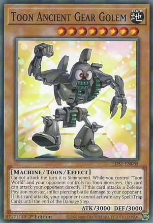 Toon Ancient Gear Golem [LDS1-EN063] Common - Yu-Gi-Oh! - Card Brawlers | Quebec | Canada |