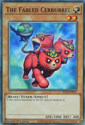 The Fabled Cerburrel [SDSA-EN017] Common - Yu-Gi-Oh! - Card Brawlers | Quebec | Canada |