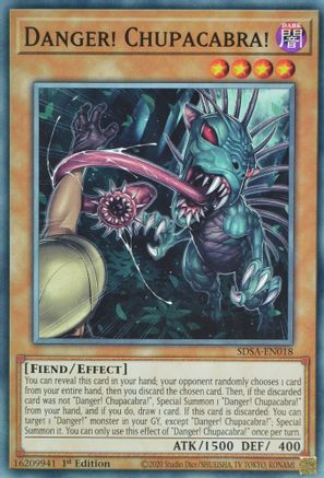 Danger! Chupacabra! [SDSA-EN018] Common - Yu-Gi-Oh! - Card Brawlers | Quebec | Canada |