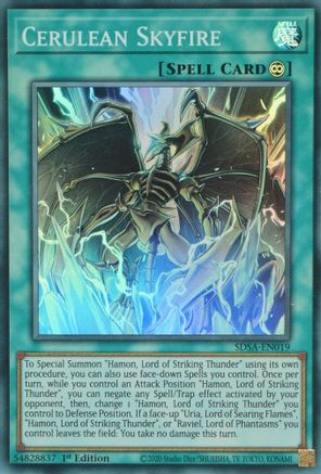 Cerulean Skyfire [SDSA-EN019] Super Rare - Yu-Gi-Oh! - Card Brawlers | Quebec | Canada |