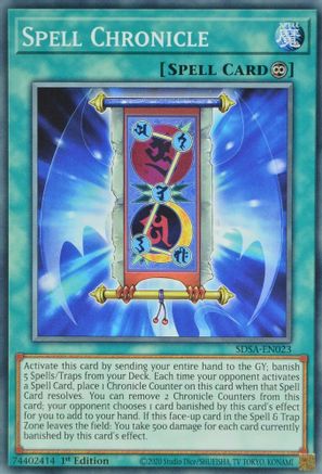 Spell Chronicle [SDSA-EN023] Common - Yu-Gi-Oh! - Card Brawlers | Quebec | Canada |