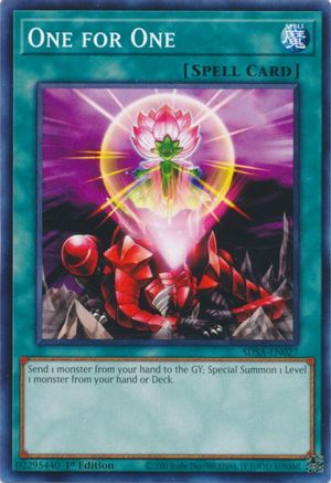 One for One [SDSA-EN027] Common - Yu-Gi-Oh! - Card Brawlers | Quebec | Canada |